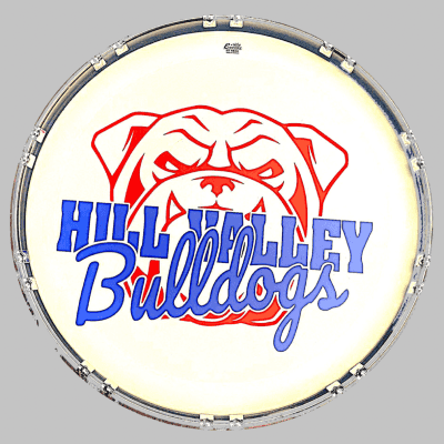 Signed Marching Bass Drum Prop